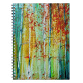 Birch Tree Forest Notizblock (Vorderseite)