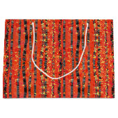 Birch Tree Forest Pattern Große Geschenktüte (Vorderseite)