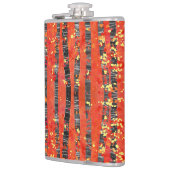 Birch Tree Forest Red Flachmann (Links)
