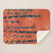 Birch Tree Forest Red Sherpadecke (Vorderseite (Horizontal))