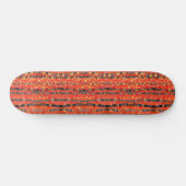 Birch Tree Forest Red Skateboard (Horizontal)