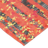 Birch Tree Forest Red Tischdecke (Schrägansicht)