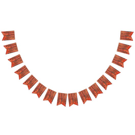 Birch Tree Forest Red Wimpelkette (Alle)