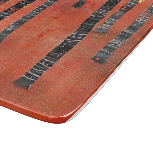 Birch Tree Forest Schneidebrett (Ecke)