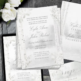 Birch Tree Forest Wedding Einladung