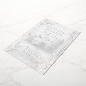 Birch Tree Forest Wedding Folieneinladung (Gedreht)