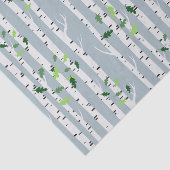 Birch Tree Forest - Woody Seidenpapier (Ausschnitt)