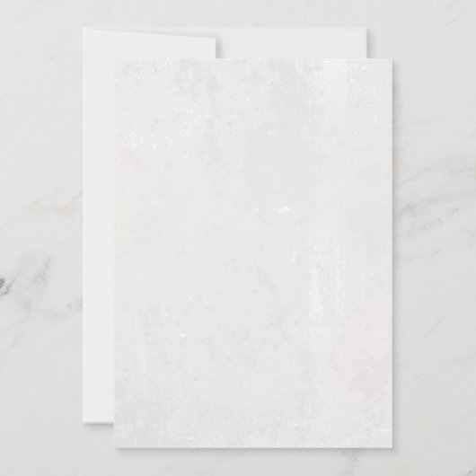 Birch Tree Heart Wedding Einladung (Rückseite)