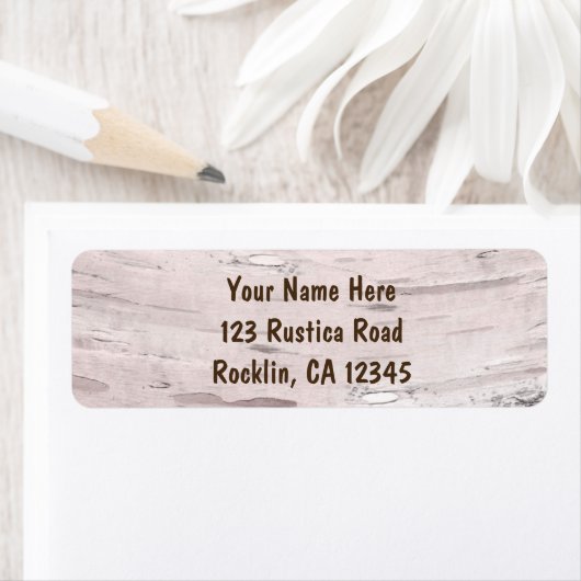 Birch Tree & Herz Rustikale, einfache Minimalhochz (Insitu)