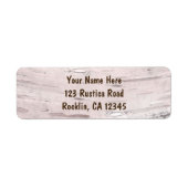 Birch Tree & Herz Rustikale, einfache Minimalhochz (Vorne)