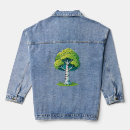 Birch tree jeansjacke