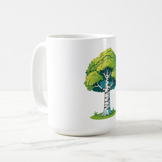 Birch tree kaffeetasse (Vorderseite Links)