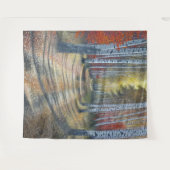 Birch Tree Lane Tapestry Wandteppich (Vorderseite (Horizontal))