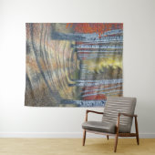 Birch Tree Lane Wandteppich (Beispiel (Horizontal))