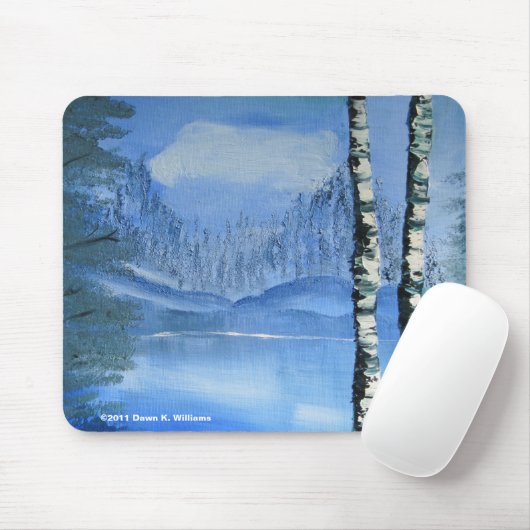 Birch Tree Mousepad (Mit Mouse)