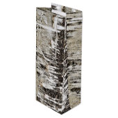 Birch Tree Nah-up Geschenktüte Für Weinflaschen (Vorderseite Schrägansicht)