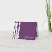 Birch Tree Note Card für jeden Fall Karte (Vorderseite)