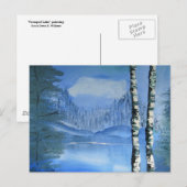 Birch Tree Postcard (horizontal) Postkarte (Vorne/Hinten)