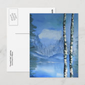 Birch Tree Postcard Postkarte (Vorne/Hinten)
