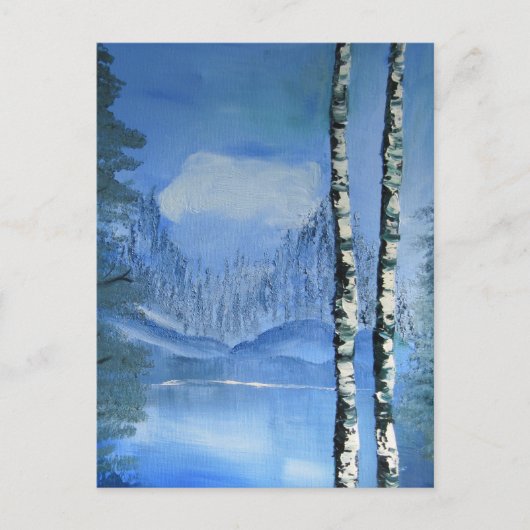 Birch Tree Postcard Postkarte (Vorderseite)