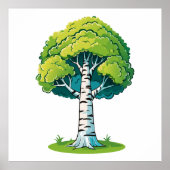 Birch tree poster (Vorne)