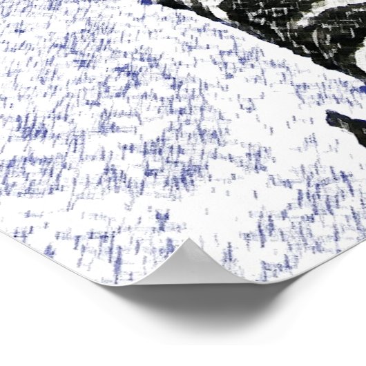 Birch tree poster (Ecke)