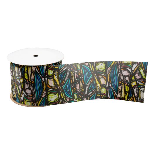 Birch Tree Ribbon Satinband (Spule)
