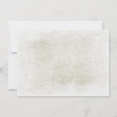 Birch Tree Rustic speichern die Datumskarten Save The Date (Rückseite)