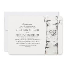 Birch Tree Rustic Wedding