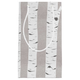 Birch Tree Rustic Woodland Kleine Geschenktüte