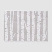 Birch Tree Rustic Woodland Seidenpapier (Vorderseite)