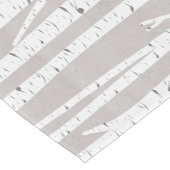 Birch Tree Rustic Woodland Wohngestaltung Kurzer Tischläufer (Ecke)