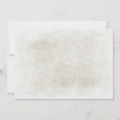 Birch Tree Rustikale Probe Dinner Einladungen (Rückseite)