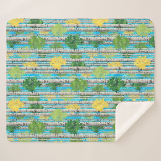 Birch Tree Sherpadecke (Vorderseite (Horizontal))