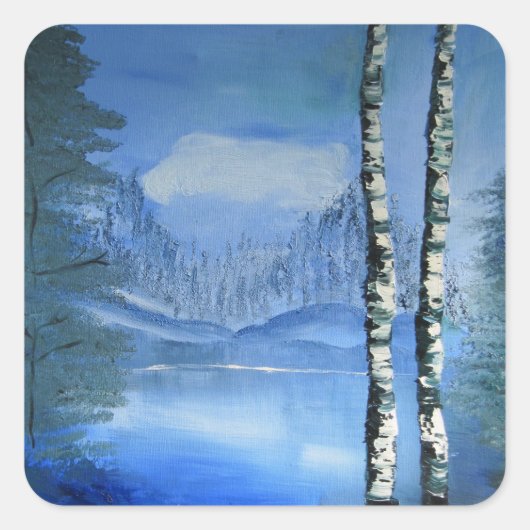 Birch Tree Sticker (Vorderseite)