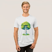 Birch tree Tri-Blend shirt (Vorderseite voll)