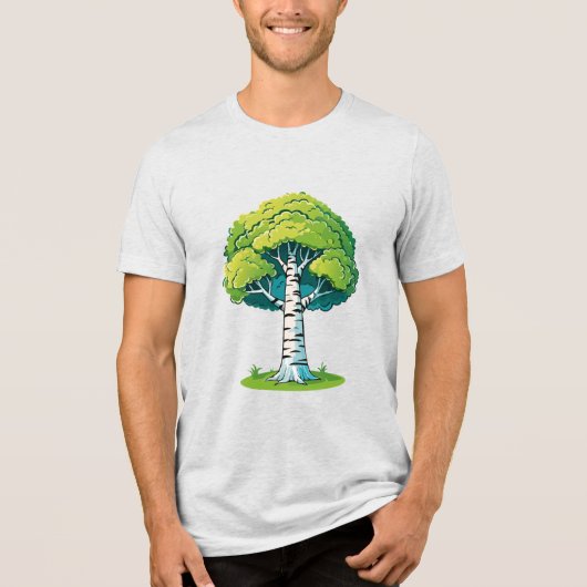 Birch tree Tri-Blend shirt (Vorderseite)
