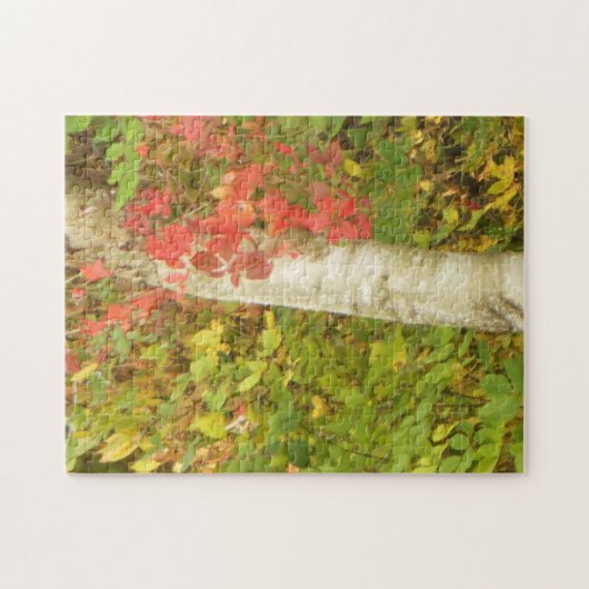 Birch Tree Trunk Puzzle (Horizontal)