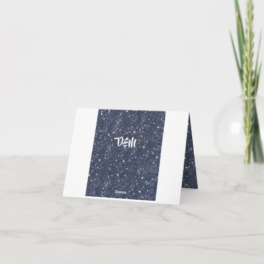 Birch Tree Twinkle Lichter danke Notizkarten (Rückseite)