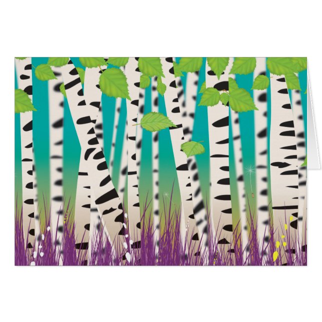 Birch-Tree-Wald (Vorderseite (Horizontal))