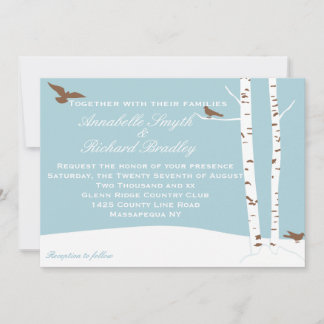 Birch Tree Wedding Einladungen