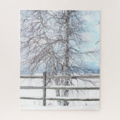 Birch Tree Winter Puzzle (Vertikal)