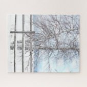 Birch Tree Winter Puzzle (Horizontal)