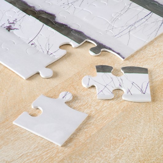 Birch Tree Winter Puzzle (Seite)