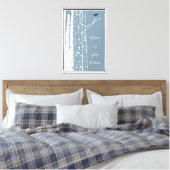 Birch Trees Bird Leinwanddruck (Insitu (Schlafzimmer))