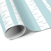 Birch Trees Blue Geschenkpapier (Rolleneckpunkt)