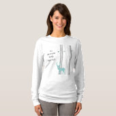 Birch Trees Deer Inspirational Zitat T-Shirt (Vorne ganz)