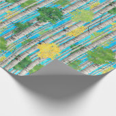 Birch Trees Geschenkpapier (Ecke)
