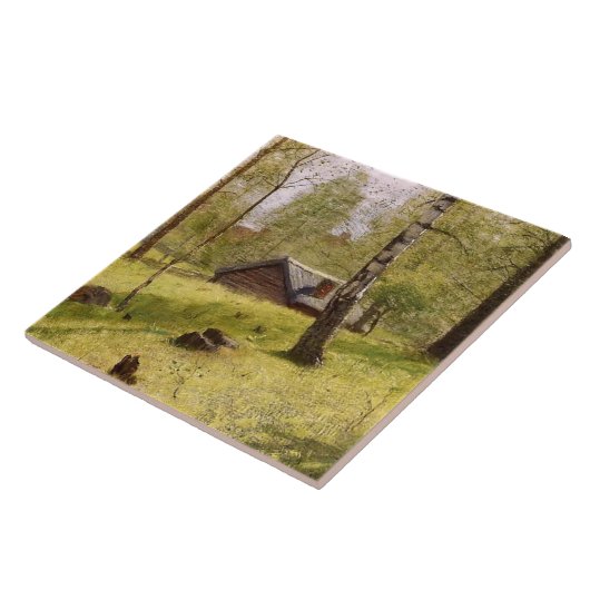 Birch Trees in the Swedish Countryside (Jansson) Fliese (Seite)