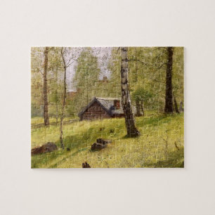 Birch Trees in the Swedish Countryside (Jansson) Puzzle
